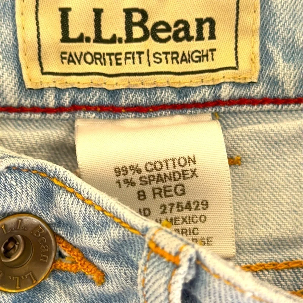 LL Bean Denim Skirt Blue Size 8